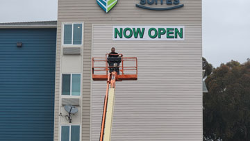 Now Open Sign