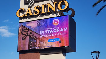 Gardens Casino Electrical Sign