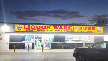 Liqour Warehouse Electrical Sign