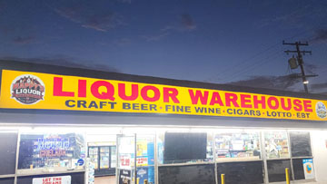 Liqour Warehouse Electrical Sign