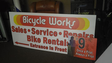 Bicycle Works Sign