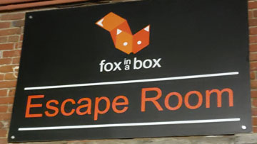 Escape Room Sign