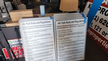 Park Rules